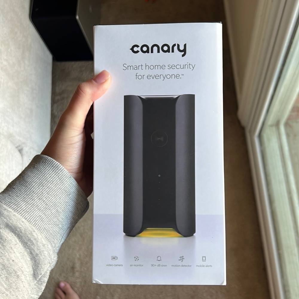 Canary home security camera